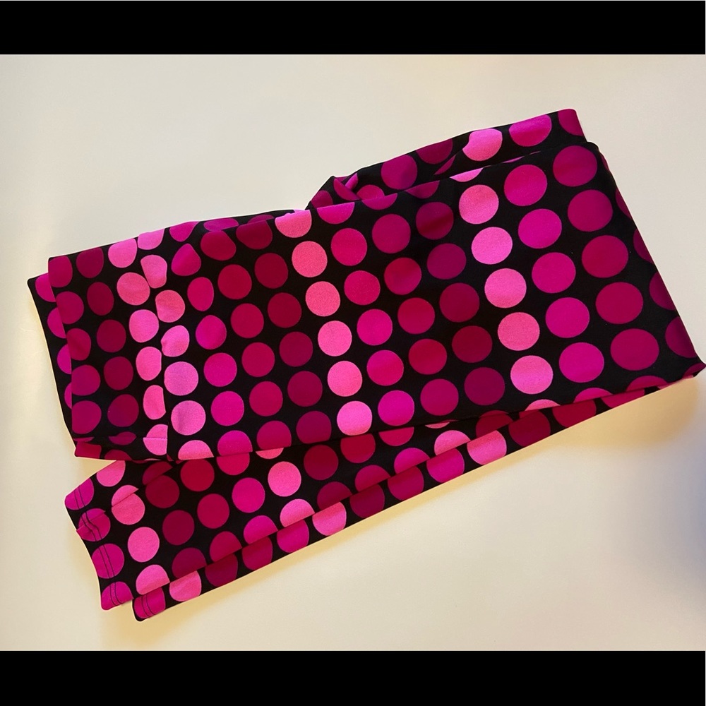Kids K-Deer leggings size L Disco Dot print. Worn 1X